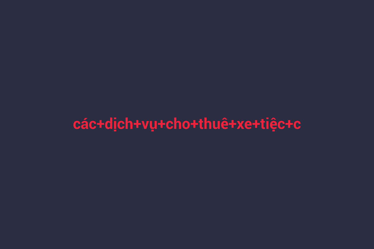 Minh họa chi tiết 1 cho các dịch vụ cho thuê xe tiệc cưới