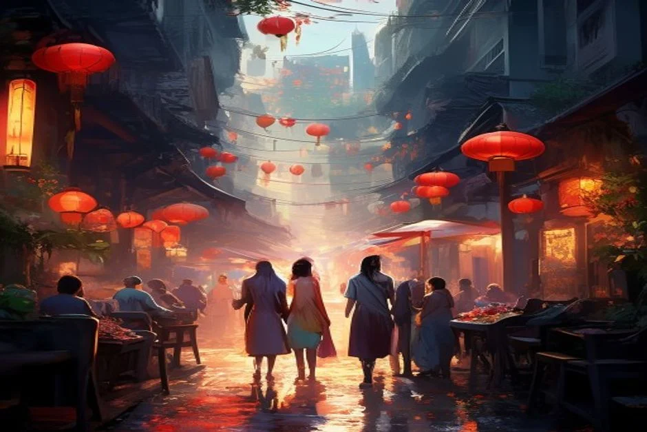 Minh họa chi tiết 2 cho Điểm đến thích hợp cho gia đình dịp Tết