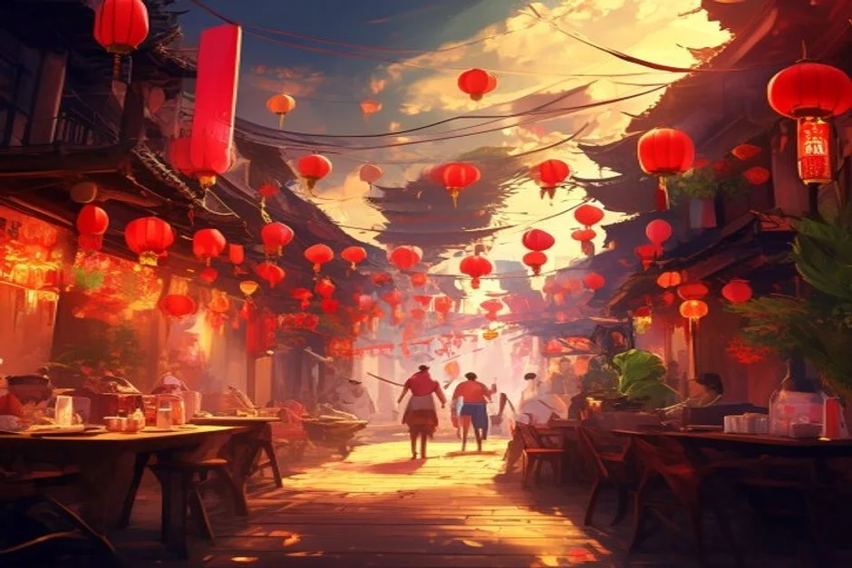 Minh họa chi tiết 1 cho tết nguyên đán 2027 năm con gì